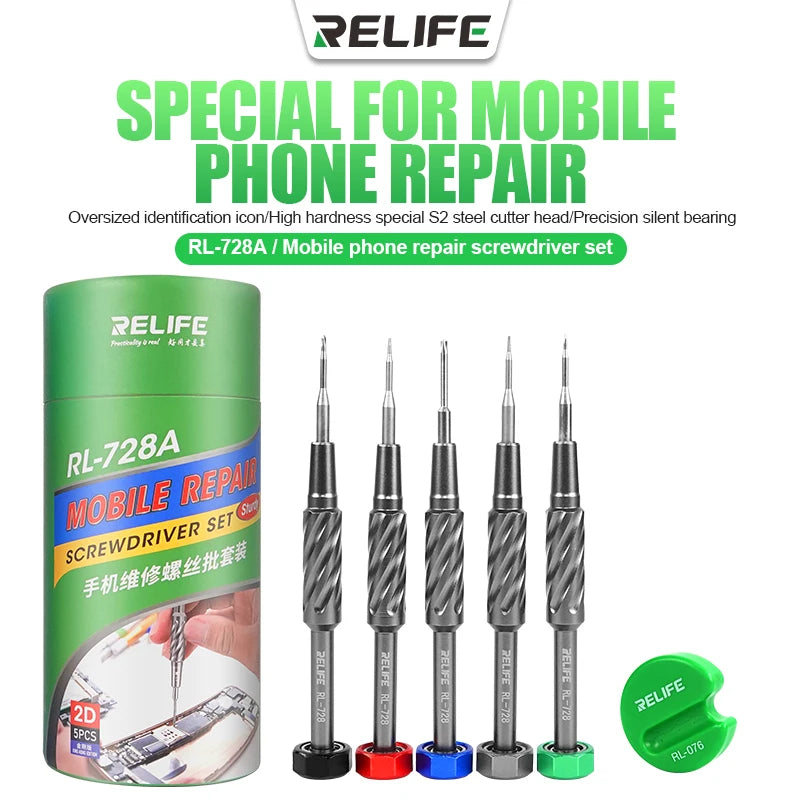 RELIFE RL-728A Mobile Phone Repair Screwdriver Set for Disas