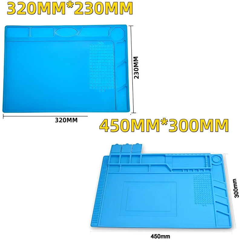 Silicone Soldering Mat ESD Antistatic Heat Insulation Mother