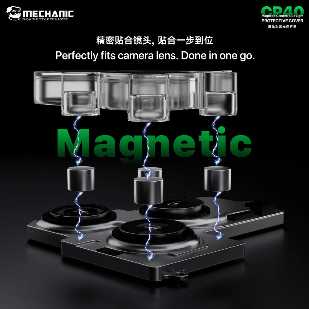 MECHANIC CP40 Camera Lens Cover Magnetic Protector For iPhon