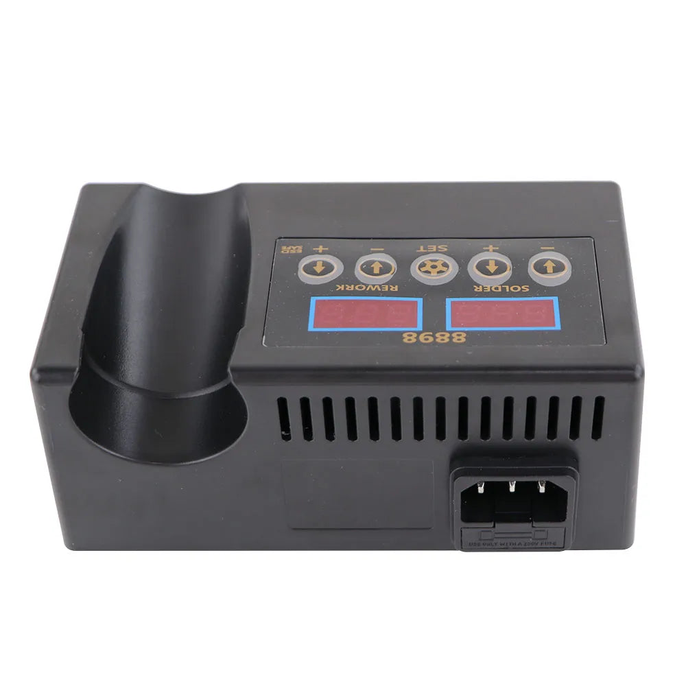 SMD Soldering Iron Hot Air 2 in 1 BGA Rework Solder Station 