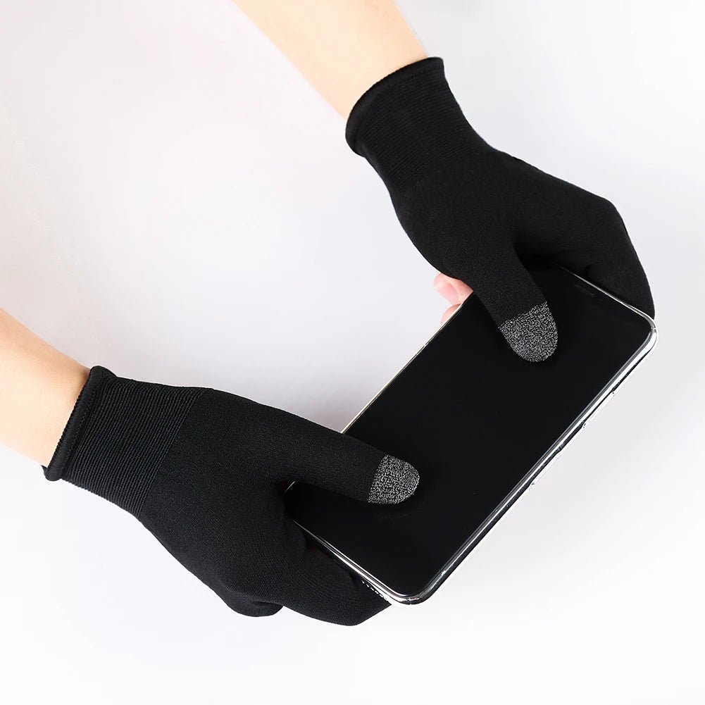 1 Pair Gaming Finger Sleeve Sweatproof Touch Screen Shoot Ai