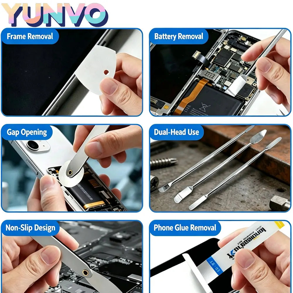 Ultra Thin Flexible Pry Card Spudger Tool Set Multi Function
