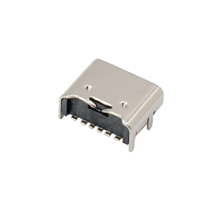 1-50PCS 6 Pin SMT Socket Connector Micro USB Type C 3.1 Fema