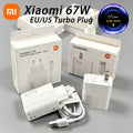 67W Xiaomi Turbo EU US Charger With 1M 6A Usb Type C Cable F