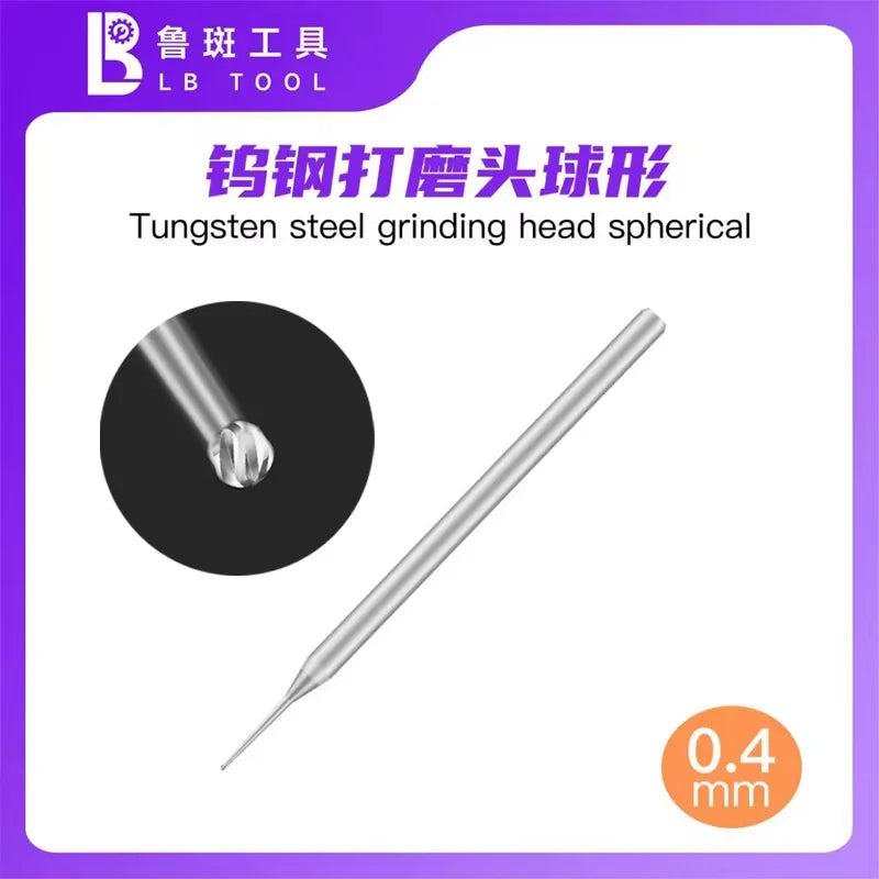 Rabbitfix 0.3mm/0.4mm Grinding Needle Ultra-fine High Hardness Ball Needle 2.35mm Engraving Mobile Phone Repair Tool