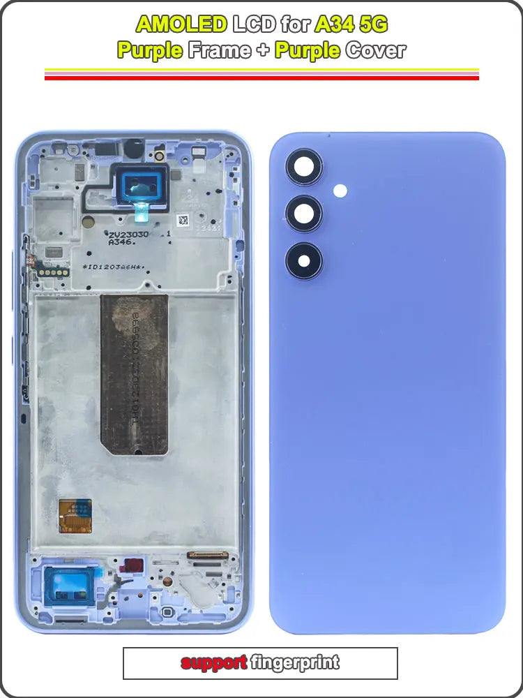 New Replacement for Samsung Galaxy A34 5G LCD Display Suitable for A34 5G A346E A346B A346M Mobile Phone LCD Screen Touch Screen