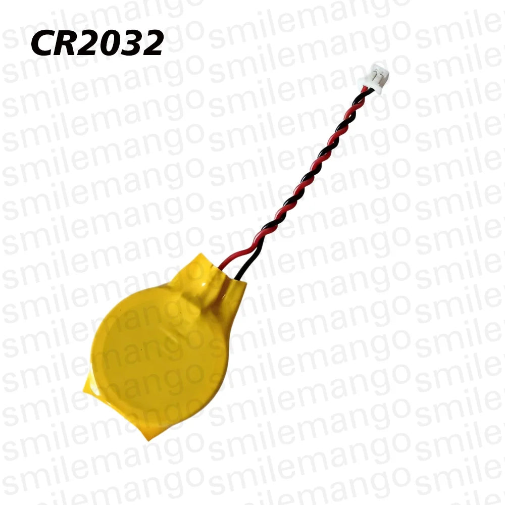 5PCS CR2032 CR2025 CR2016 3V Battery with 2Pin Wire Connector Replaceable Laptop Motherboard BIOS CMOS Backup Battery