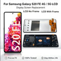 New S20 AMOLED LCD For Samsung Galaxy S20 FE 4G 5G Touch Dig
