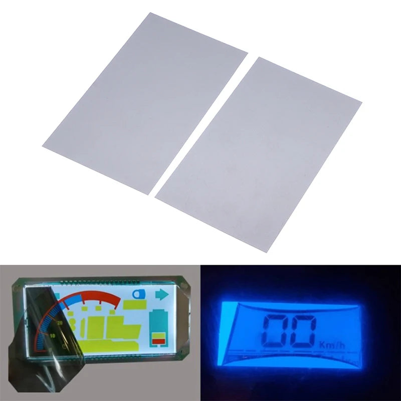 2Pcs Universal LCD Electric Vehicle Polarized Film Image Dis