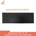 Laptop A1706 A1707 Keyboard For Macbook Pro Retina 13 15 Tou