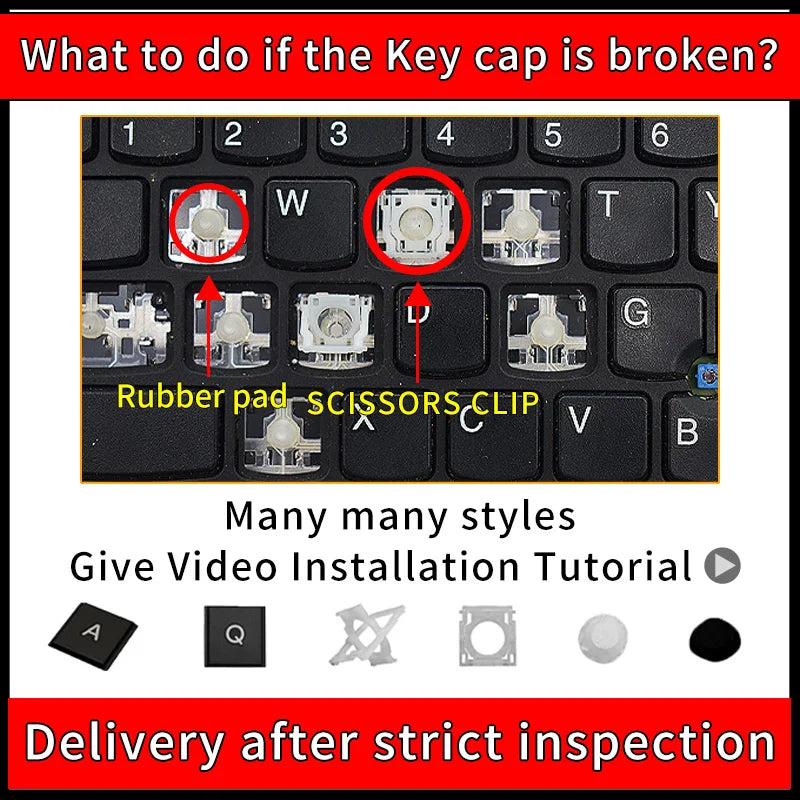 Keycap Key Cap And Hinge For ASUS ACER HP DELL IBM Lenovo Xi