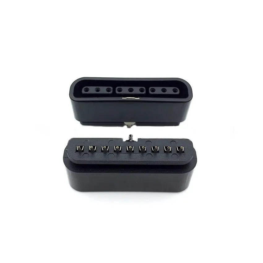 JCD 1 Pieces Replacement 9 Pin 90 180 Degrees Game Controlle
