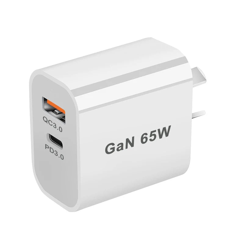 55w 65w AU Plug Fast USB Charger Type C Charger for Xiaomi R