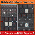 Replacement Key Cap&Hinge For MSI GP75 GL75 MS-17E4 LCD MS-1