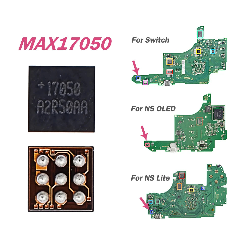MAX17050 +17050 Battery Detection IC Chip Battery Fuel Gauge