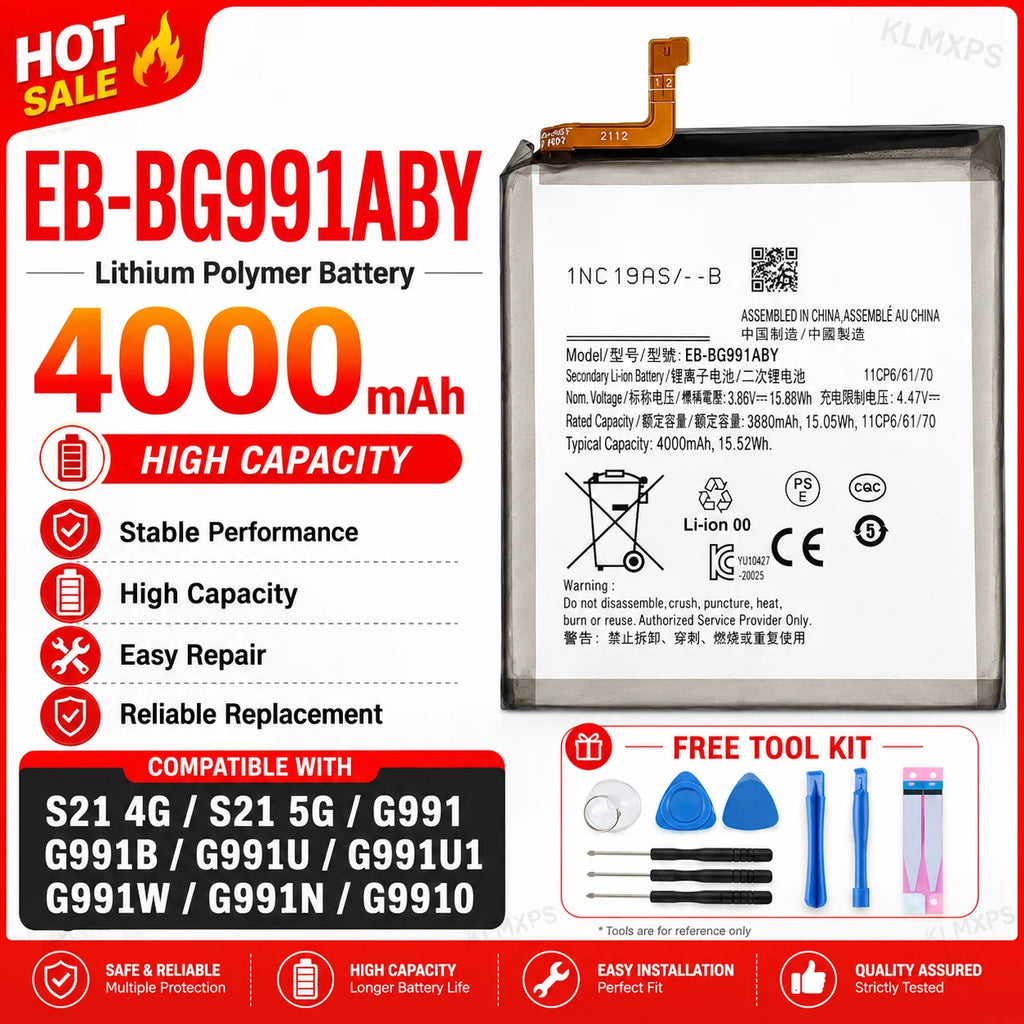 Quality Battery For Samsung S21 Ultra S21 Plus S20 FE A51 A7