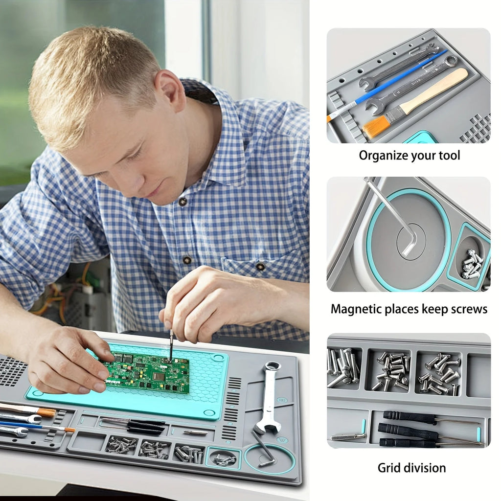 Heat Resistant Solder Mat Insulation Phone Repair Mat Screw 