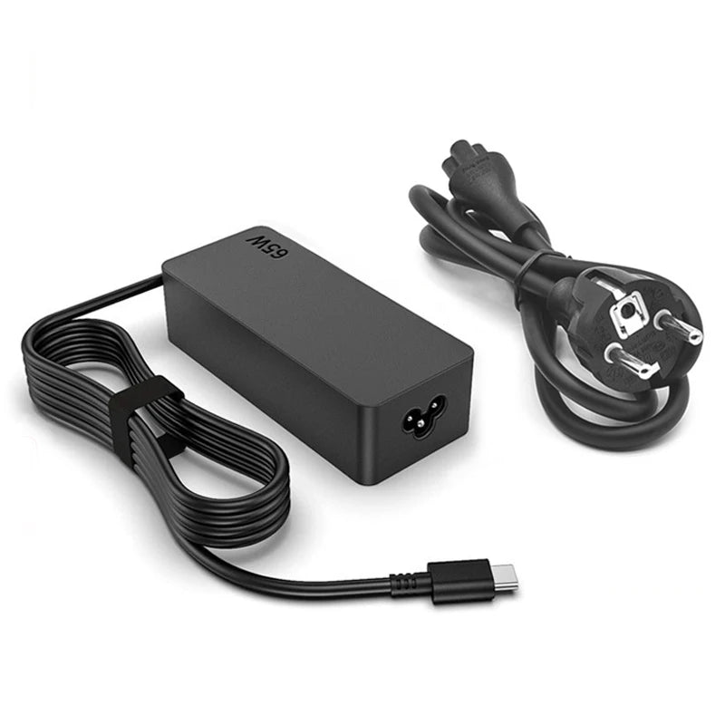 65W 20V 3.25A USB C Laptop Charger Adapter for Lenovo ThinkP