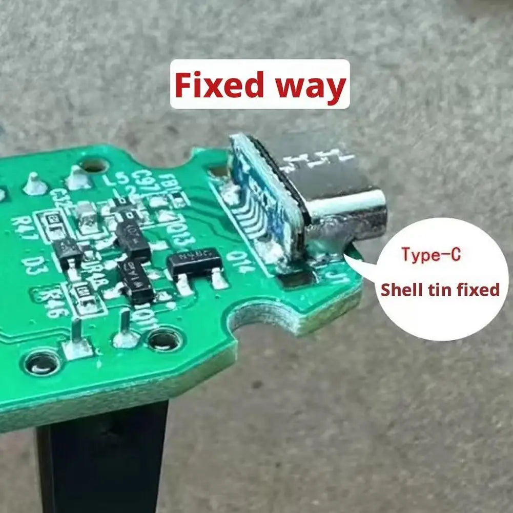 5PCS M85K Micro USB to Type C Adapter Board DIY Charging Por