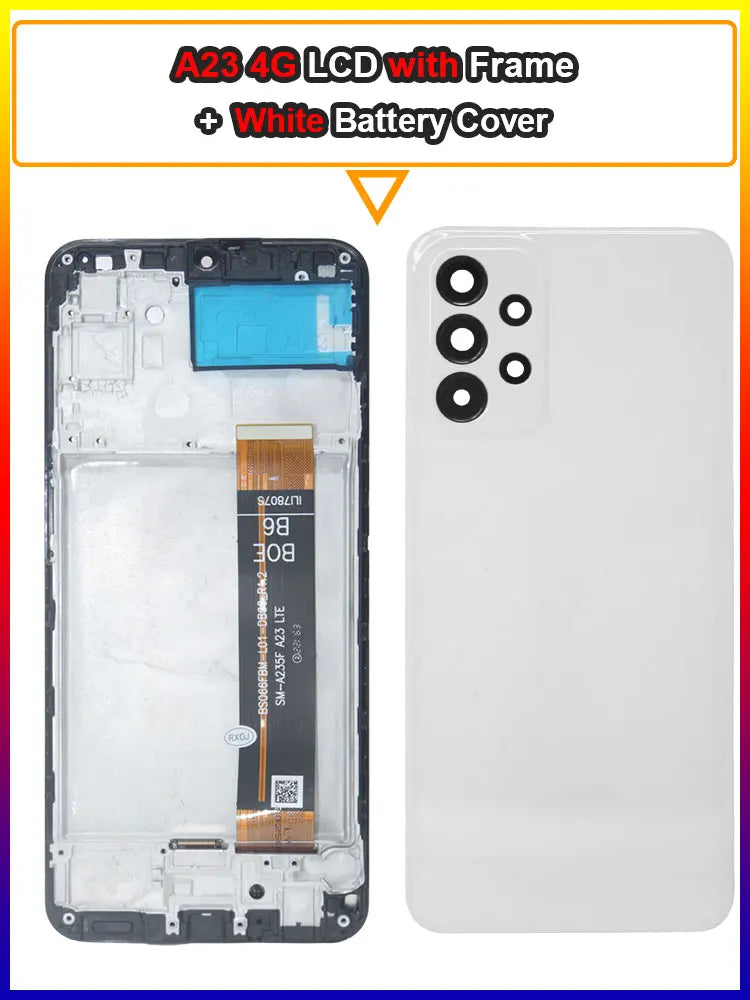 6.6 LCD for Samsung Galaxy A23 4G A235 A235M A235F LCD Display Touch Screen Digitizer Assembly for Samsung A23 4G A235 Phone