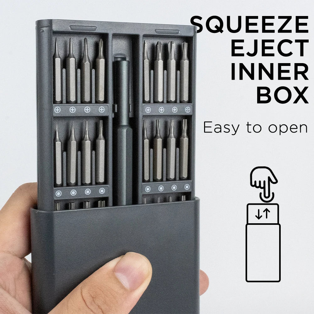 25 in 1 Magnetic Precision Screwdriver Set Mini Tools Kit fo
