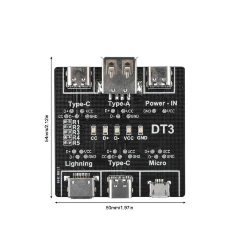 USB Data Cable On-Off Detection Board for Micro Type-C Port 