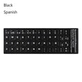 Wear-resistant Keyboard Stickers Spanish/English/Russian/Deutsch/Arabic/Italian/Japanese Letter Replacement For Laptop PC