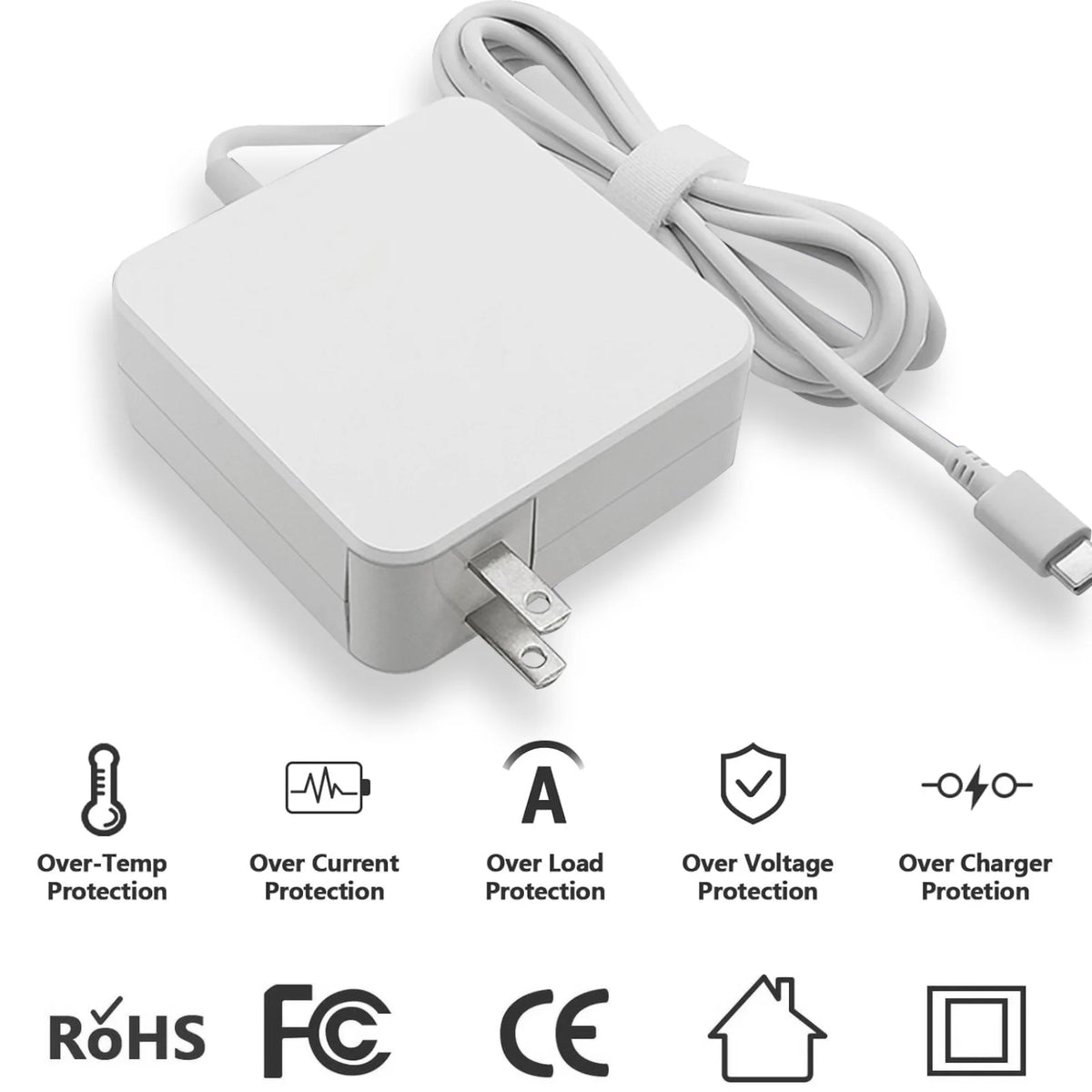 Reletech 65W USB C Laptop Power Adapter Type C Power PD Wall