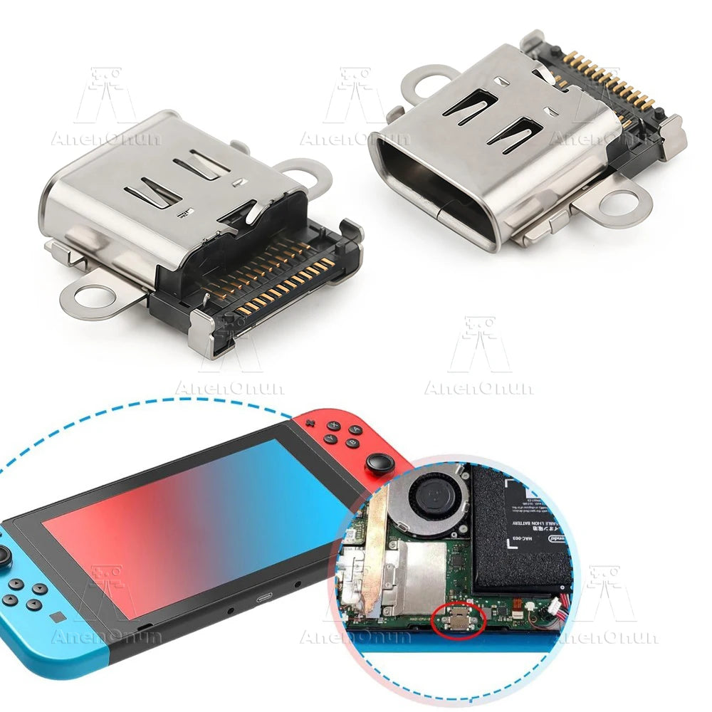 USB-C Charging Port for Switch Premium Replacement Parts Con