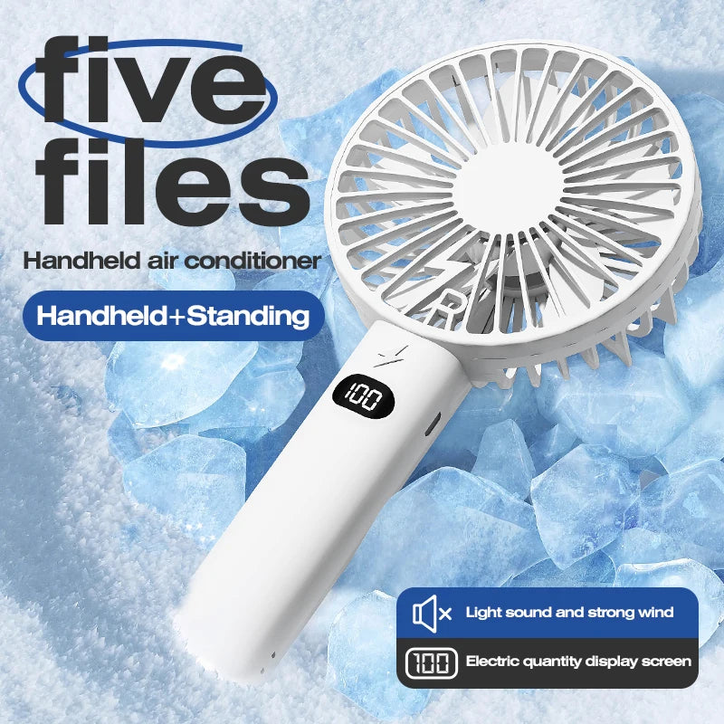 Multi-Purpose Portable Charging Model with Small Fan 5-Speed