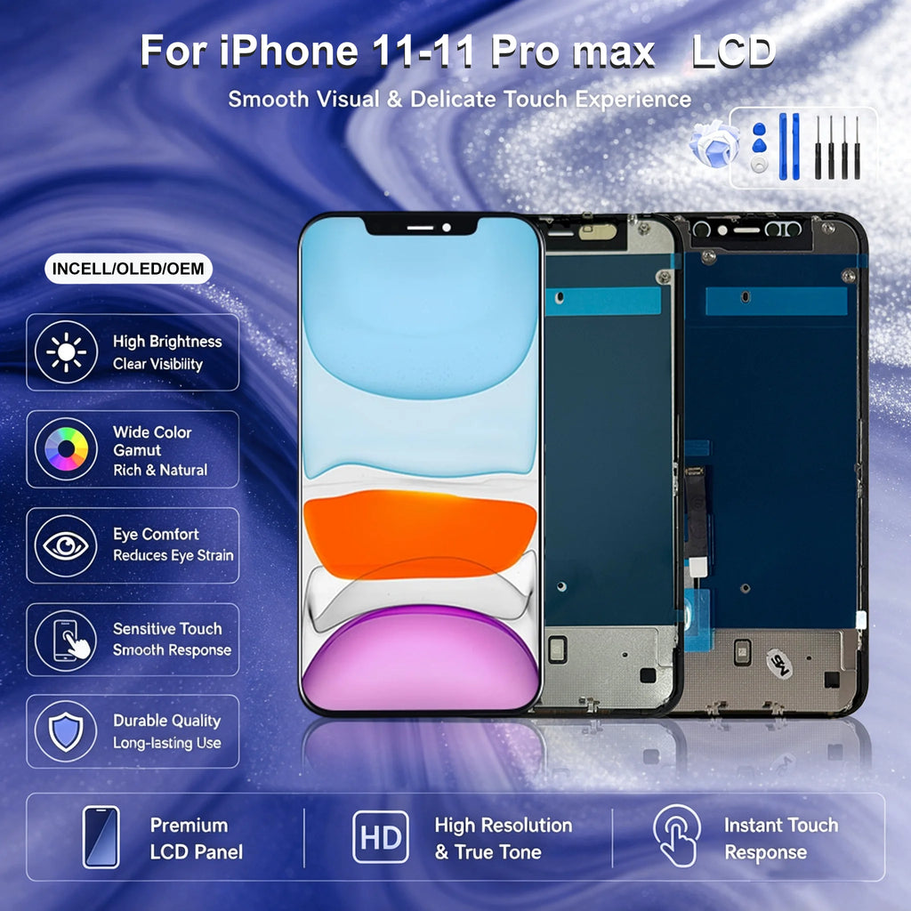 AAA OLED For iPhone 11 LCD OEM 11 Pro Display Touch Screen D
