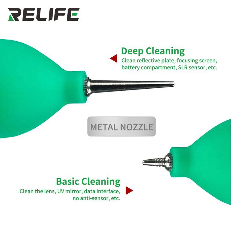 RELIFE 2in1 Phone Repair Dust Cleaner Air Blower Ball Cleani