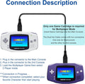 For Game Boy Advance SP Link Cable 2 Player Replacement GBA 