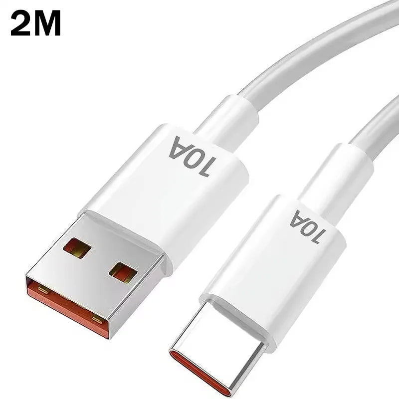 2 in 1 USB C GaN Charger 65W Fast Charging Adapter 10A USB To Type C Data Cable PD + USB QC3.0 Charger for iPhone Samsung Xiaomi