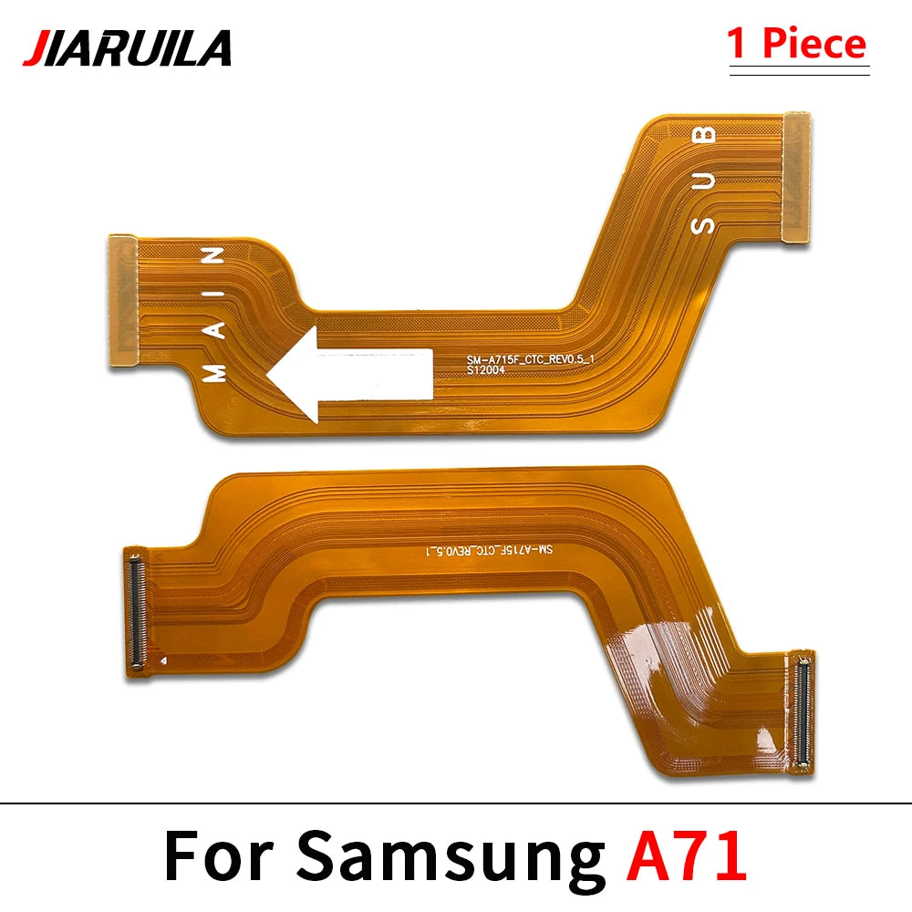 For Samsung A21S A31 A41 A51 A70 A71 USB Charging Port Mic Microphone Connector Main Motherboard LCD Flex Cable Replacement