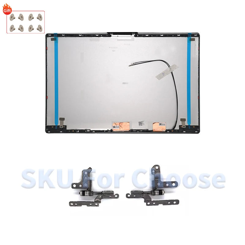 Silver/Gray/Blue Aluminium Case For Ideapad 5 15IIL05 15ARE05 15ITL05 15ALC05 2020 2021 LCD Back Cover With Wifi Antenna Cable