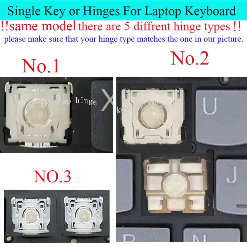 Single Key cap hinges For Lenovo V15 G1 IML V15 G2-ALC -ITL 