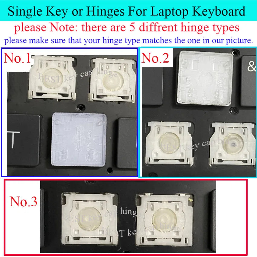 Single Key cap hinges Scissor Butterfly Clip For HP EliteBoo