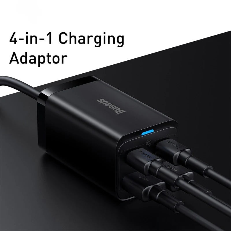 Baseus 100W 65W GaN Charger Desktop Laptop Fast Charger 4 in