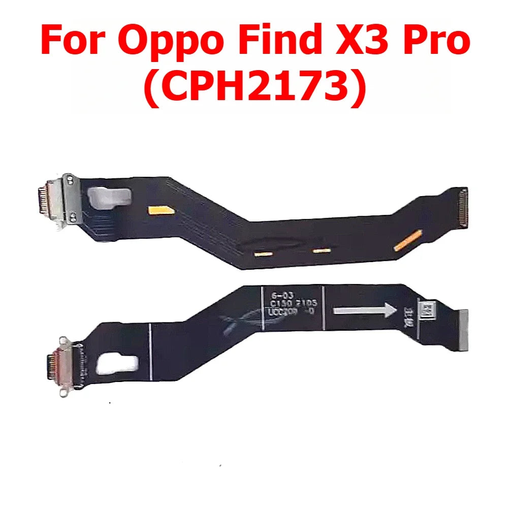 Charge Board For OPPO Find X5 Pro X3 Lite X2 Neo X 5G Charging Port Plate Ribbon Socket Usb Connector Phone Parts Flex Cables