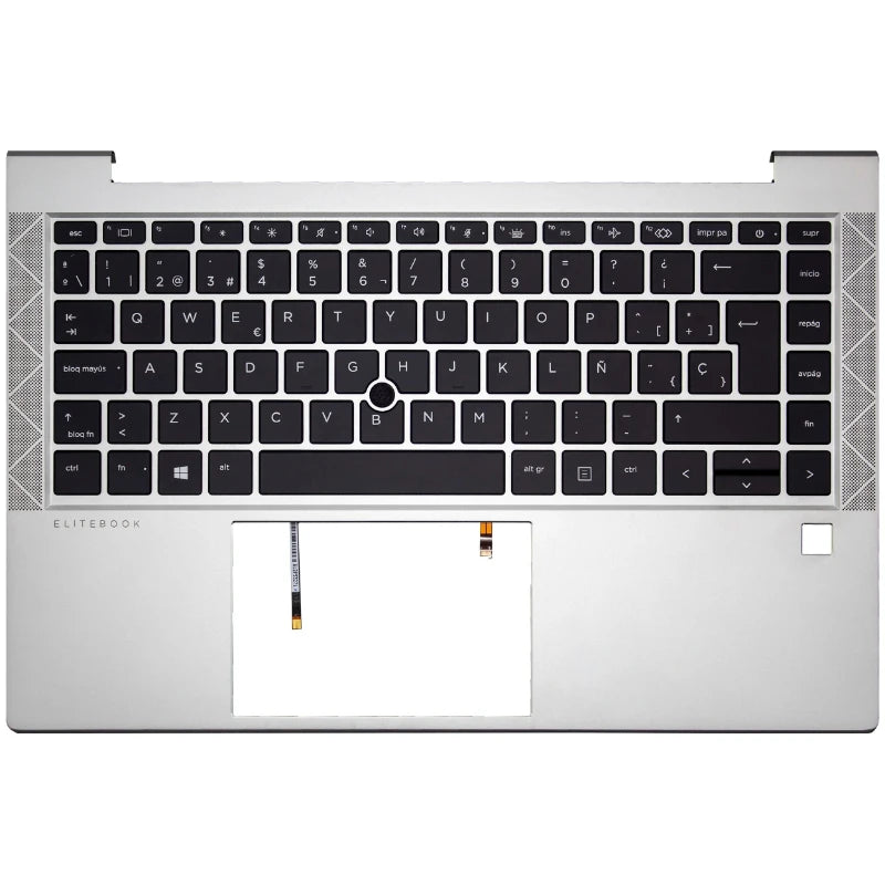 New US Latin Spain Keyboard For HP EliteBook 840 G8 G7 740 745 845 G7 G8 Laptop Palmrest Top Backlight Keyboard Replace Case