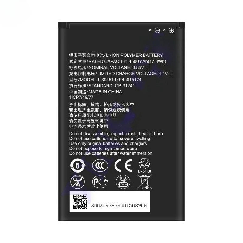 Li3945T44P4h815174 for ZTE MU5002/MU5001/5G WIFI WIFI6 Phone