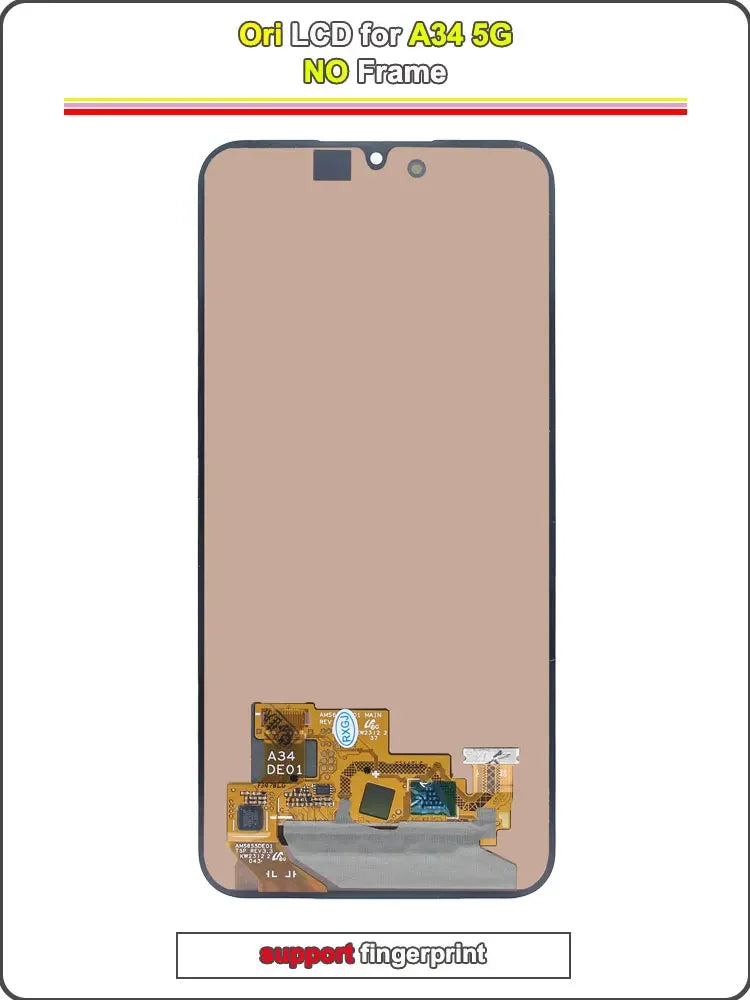 New Replacement for Samsung Galaxy A34 5G LCD Display Suitable for A34 5G A346E A346B A346M Mobile Phone LCD Screen Touch Screen
