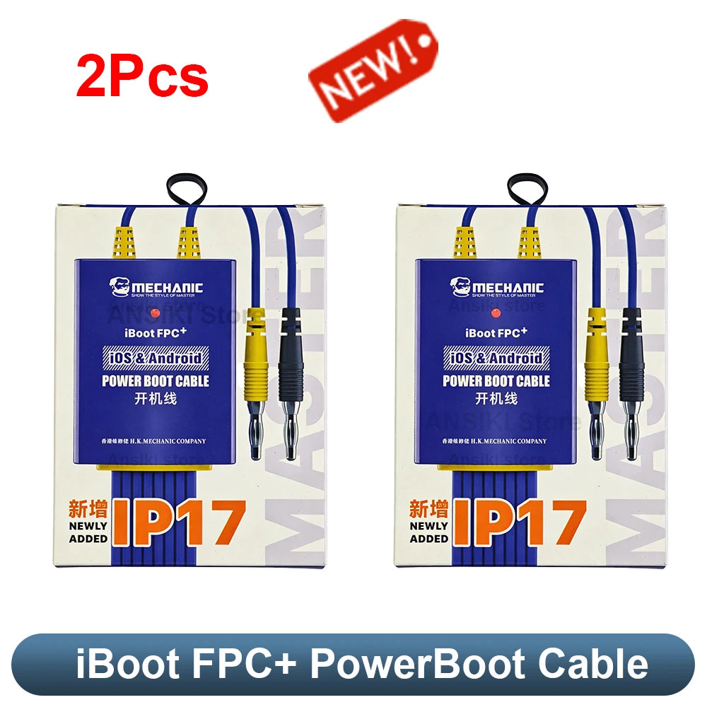 MECHANIC IBoot FPC+ Power Boot Cable for IPhone6-17PM Android Xiaomi Samsung Phone Power Supply Repair Test Cord