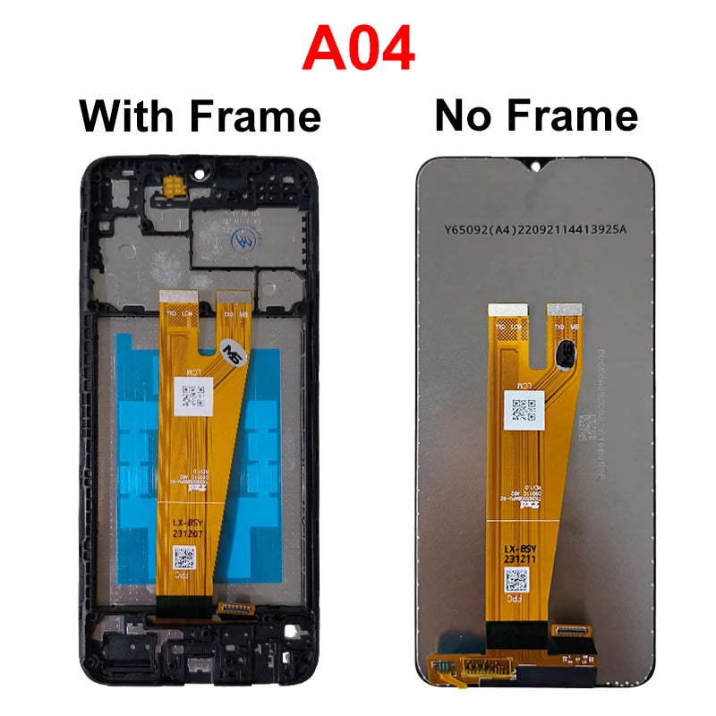6.5 For Samsung Galaxy A04 LCD SM-A045F Display Touch Screen