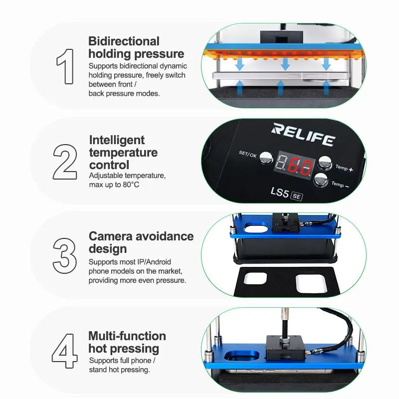 RELIFE LS5 SE Heating and Holding Pressure Palform Adjustabl