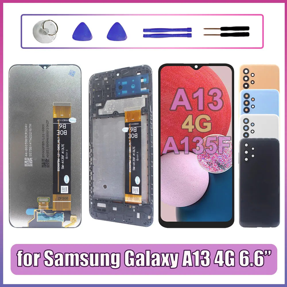 For Samsung Galaxy A13 4G Phone LCD Display Touch Screen Dig