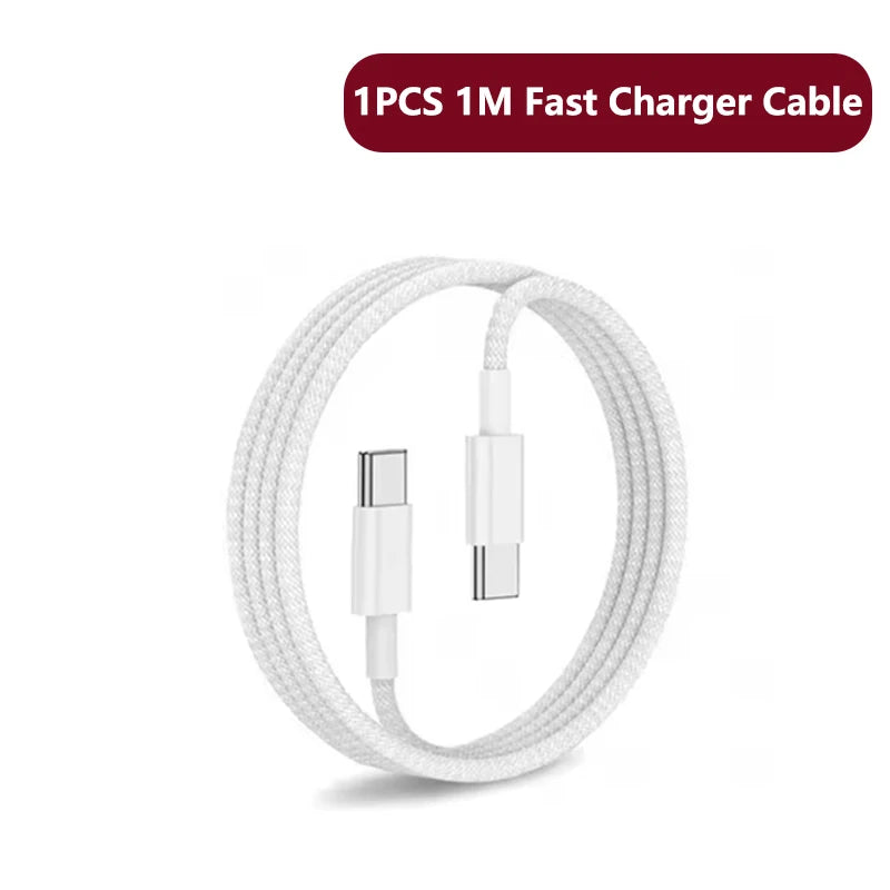 65W Fast Charger For iPhone 18 17 16 Pro Max Samsung Xiaomi PD Charger 2-Port GaN Charger USB C Charger Portable Phone Charger