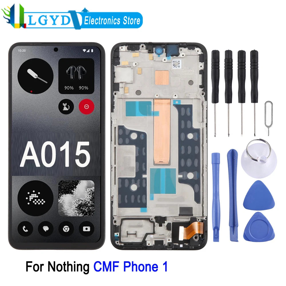 A015 OLED LCD Screen with Frame For Nothing CMF Phone 1 A015