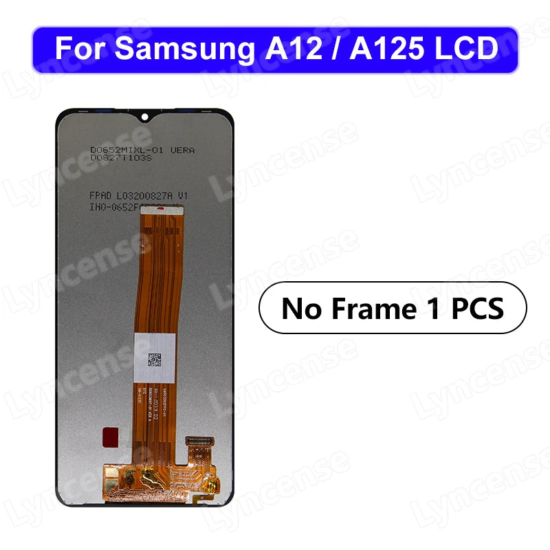 CHOICE 6.5 IPS For Samsung Galaxy A12 LCD Display A125 SM-A125M SM-A125U Touch Screen Digitizer SM-A125N LCD Replacement Parts